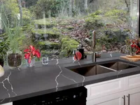 Кварцевый агломерат Grey Marquina